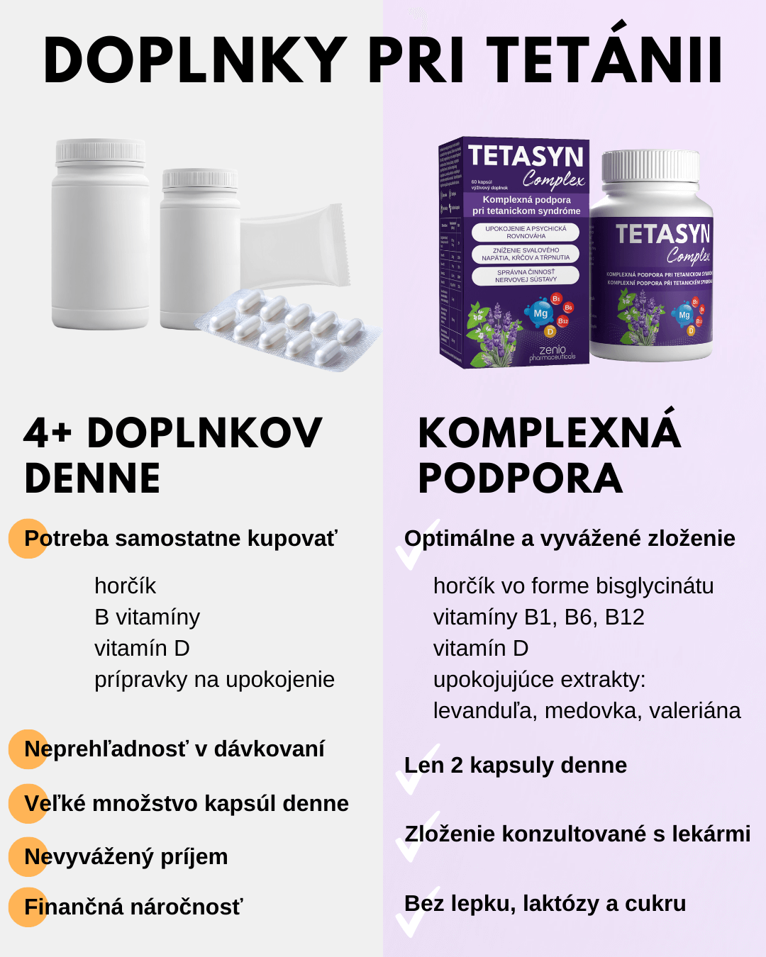 co uzivat pri tetanii syndrom